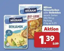 Combi Milram Käsescheiben oder Reibekäse Angebot