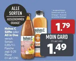 Combi Hohes C Säfte oder All in One Angebot