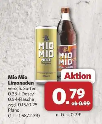 Combi Mio Mio Limonaden Angebot