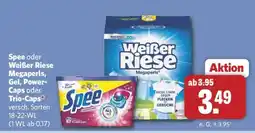 Combi Spee oder Weißer Riese Megaperls, Gel, Power-Caps oder Trio-Caps Angebot