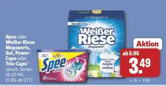 Combi Spee oder Weißer Riese Megaperls, Gel, Power-Caps oder Trio-Caps Angebot