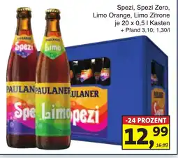 Lösch Depot Spezi, Spezi Zero, Limo Orange, Limo Zitrone Angebot