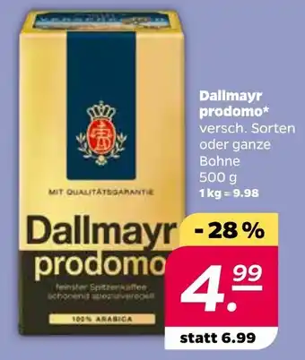 NETTO Dallmayr Prodomo 500g Angebot