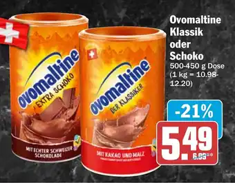 HIT Ovomaltine Klassik oder Schoko Angebot