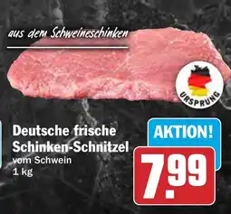 HIT Deutsche frische Schinken-Schnitzel Angebot