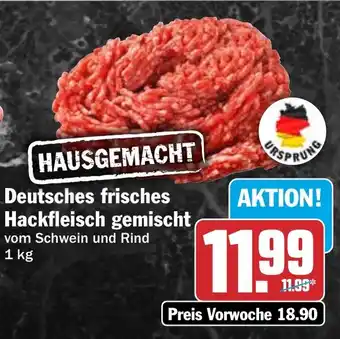 HIT Deutsches frisches Hackfleisch gemischt Angebot