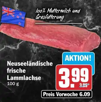 HIT Neuseeländische frische Lammlachse Angebot