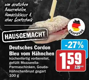 HIT Deutsches Cordon Bleu vom Hähnchen Angebot