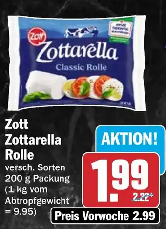 HIT Zott Zottarella Rolle Angebot