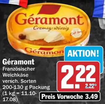 HIT Géramont Französischer Weichkäse Angebot