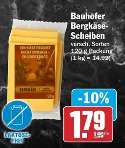 HIT Bauhofer Bergkäse- Scheiben Angebot
