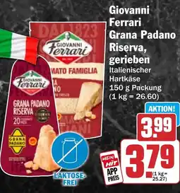 HIT Giovanni Ferrari Grana Padano Riserva, gerieben Angebot