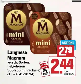 HIT Langnese Magnum Angebot