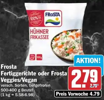 HIT Frosta Fertiggerichte oder Frosta Veggies/Vegan Angebot