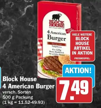 HIT Block House 4 American Burger Angebot