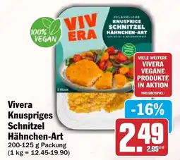 HIT Vivera Knuspriges Schnitzel Hähnchen-Art Angebot