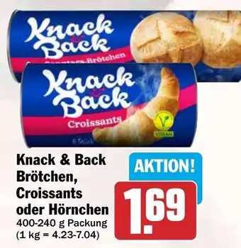 HIT Knack & Back Brötchen, Croissants oder Hörnchen Angebot