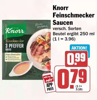 HIT Knorr Feinschmecker Saucen Angebot