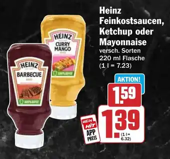 HIT Heinz Feinkostsaucen, Ketchup oder Mayonnaise Angebot