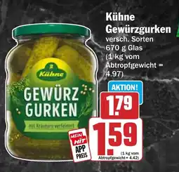 HIT Kühne Gewürzgurken Angebot