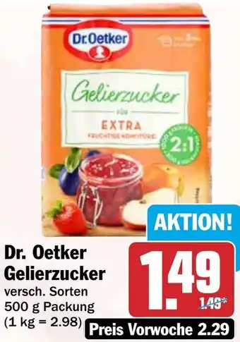 HIT Dr.Oetker Gelierzucker Angebot