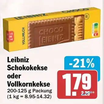 HIT Leibniz Schokokekse oder Vollkornkekse Angebot