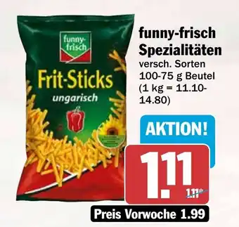HIT funny-frisch Spezialitäten Angebot