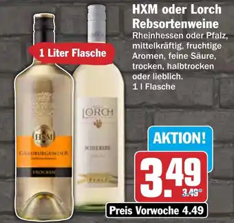 HIT HXM oder Lorch Rebsortenweine Angebot