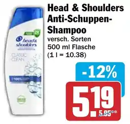 HIT Head & Shoulders Anti-Schuppen- Shampoo Angebot
