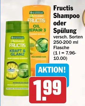 HIT Fructis Shampoo oder Spülung Angebot