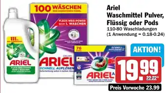 HIT Ariel Waschmittel Pulver, Flüssig oder Pods Angebot