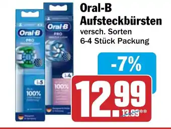 HIT Oral B Aufsteckbürsten Angebot