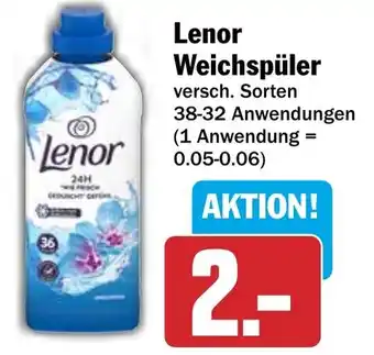 HIT Lenor Weichspüler Angebot
