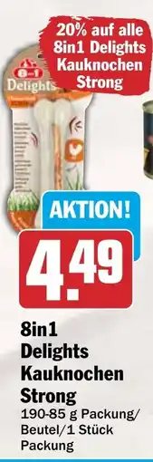 HIT 8in1 Delights Kauknochen Strong Angebot