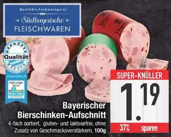 E-Center Bayerischer Bierschinken-Aufschnitt Angebot