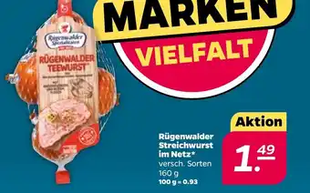 NETTO Rügenwalder Streichwurst im Netz 160g Angebot