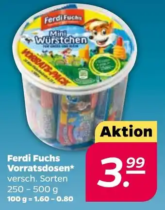 NETTO Ferdi Fuchs Vorratsdosen 250-500g Angebot