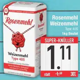 E-Center Rosenmehl Weizenmehl Type 405 Angebot