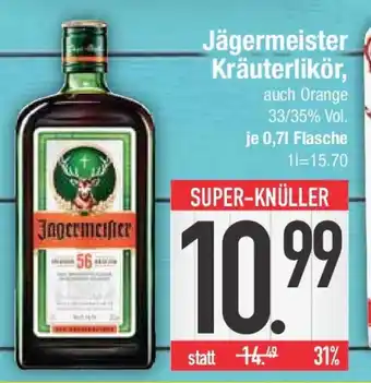 E-Center Jägermeister Kräuterlikör Angebot