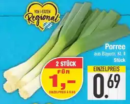 E-Center Porree Angebot