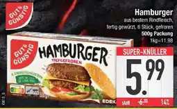 E-Center GUT& GÜNSTIG Hamburger Angebot