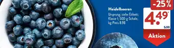 Aldi Süd Heidelbeeren Angebot