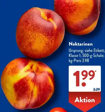 Aldi Süd Nektarinen Angebot