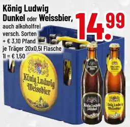 trinkgut König Ludwig Dunkel oder Weissbier Angebot
