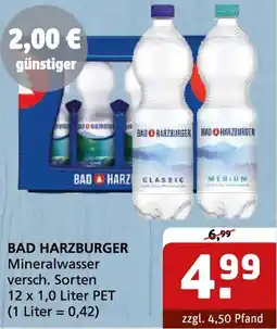 Getränke Quelle BAD HARZBURGER Mineralwasser Angebot