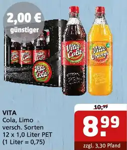 Getränke Quelle VITA Cola, Limo Angebot
