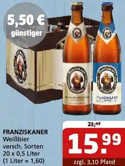 Getränke Quelle FRANZISKANER Weißbier Angebot