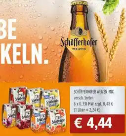 Getränke Quelle Schöfferhofer weizen-mix Angebot