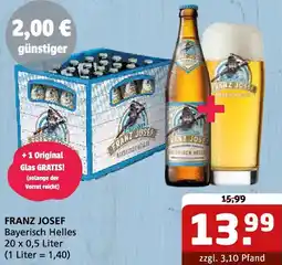 Getränke Quelle FRANZ JOSEF Bayerisch Helles Angebot