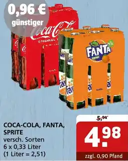 Getränke Quelle Coca-cola, fanta, sprite Angebot